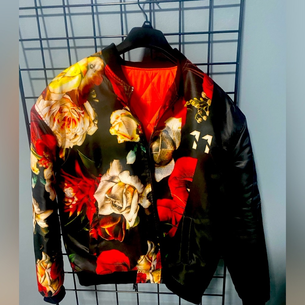 Freshoods Antique Flowers Bomber Jacket